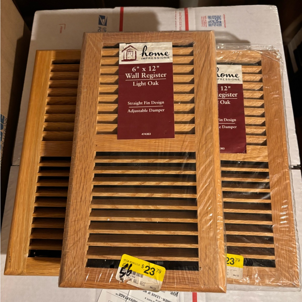 Home Impressions Wood Vents Wall Register